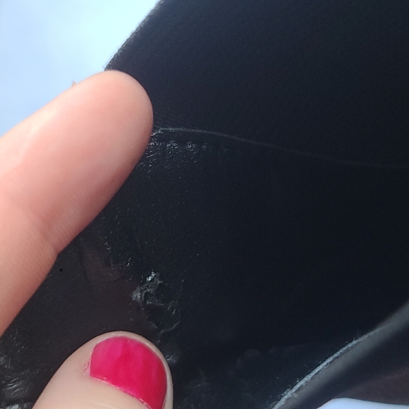 Sam Edelman Bronze Metallic Leather Ankle Boots|Women's Size 10|Block Heel - Picture 10 of 11